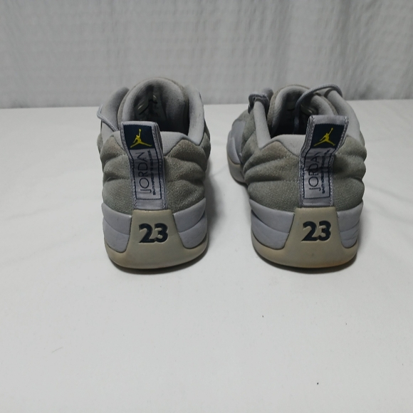 Air Jordon 12 Retro Low In Wolf Grey Sneakers Size Men's 11 - Picture 8 of 14